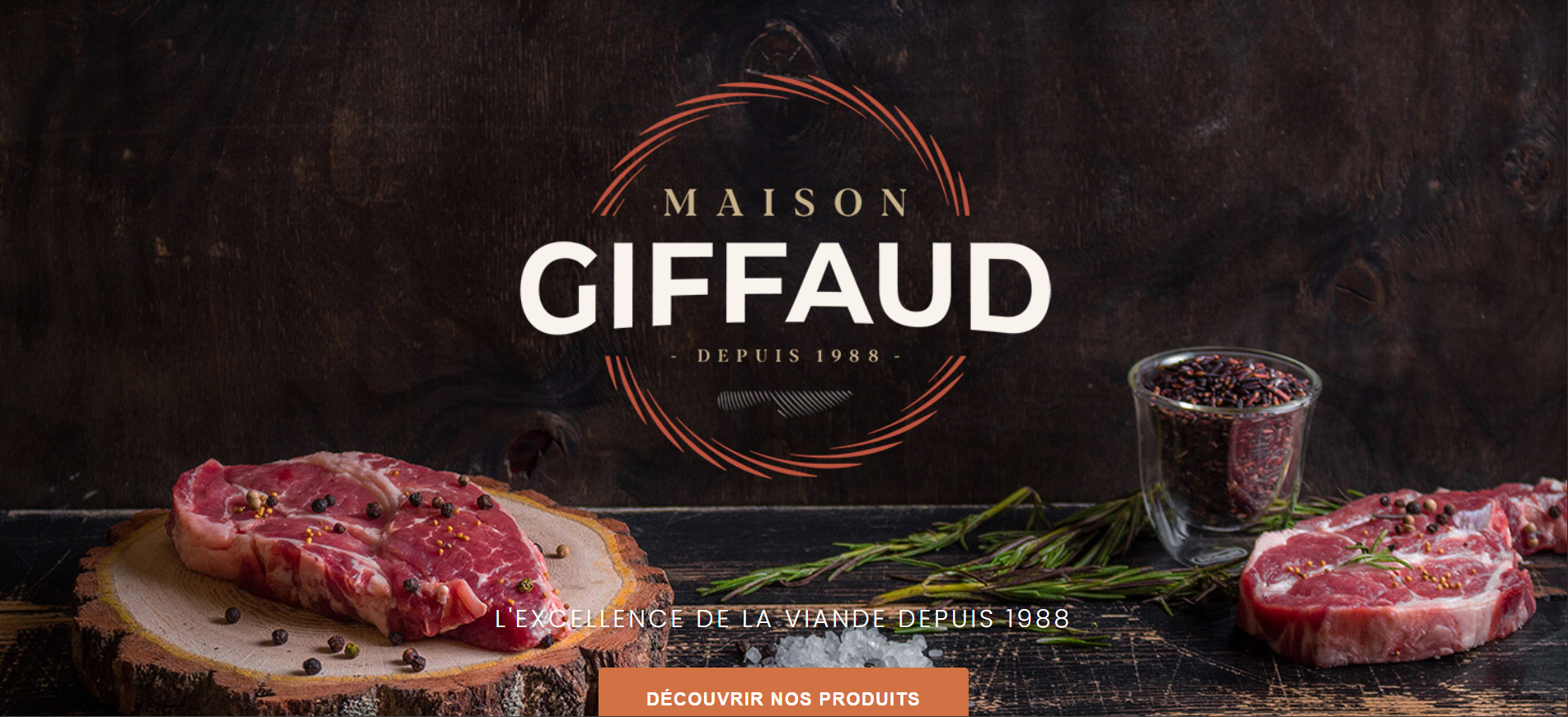 Maison Giffaud - E-commerce boucherie