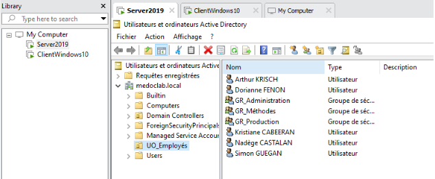 MedocLab - Administration réseau